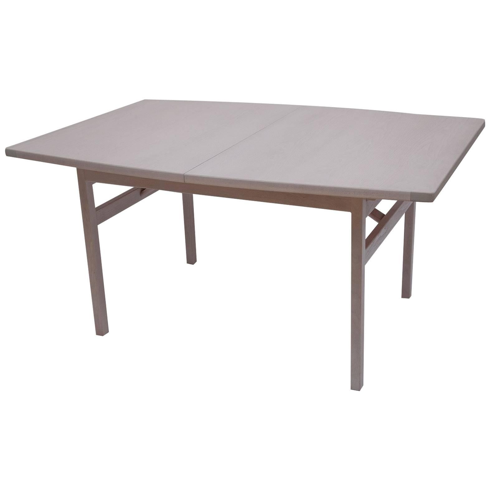 Jens Risom Bleached Walnut Dining Table