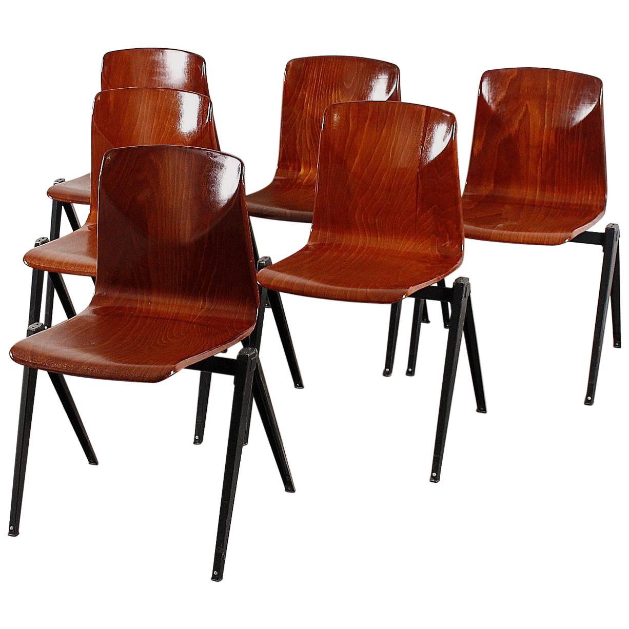 Pagwood Chairs from Pagholz Flötotto, Set of Six