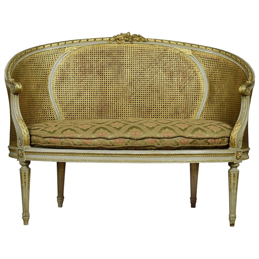 French Louis XVI Style Canapé Settee