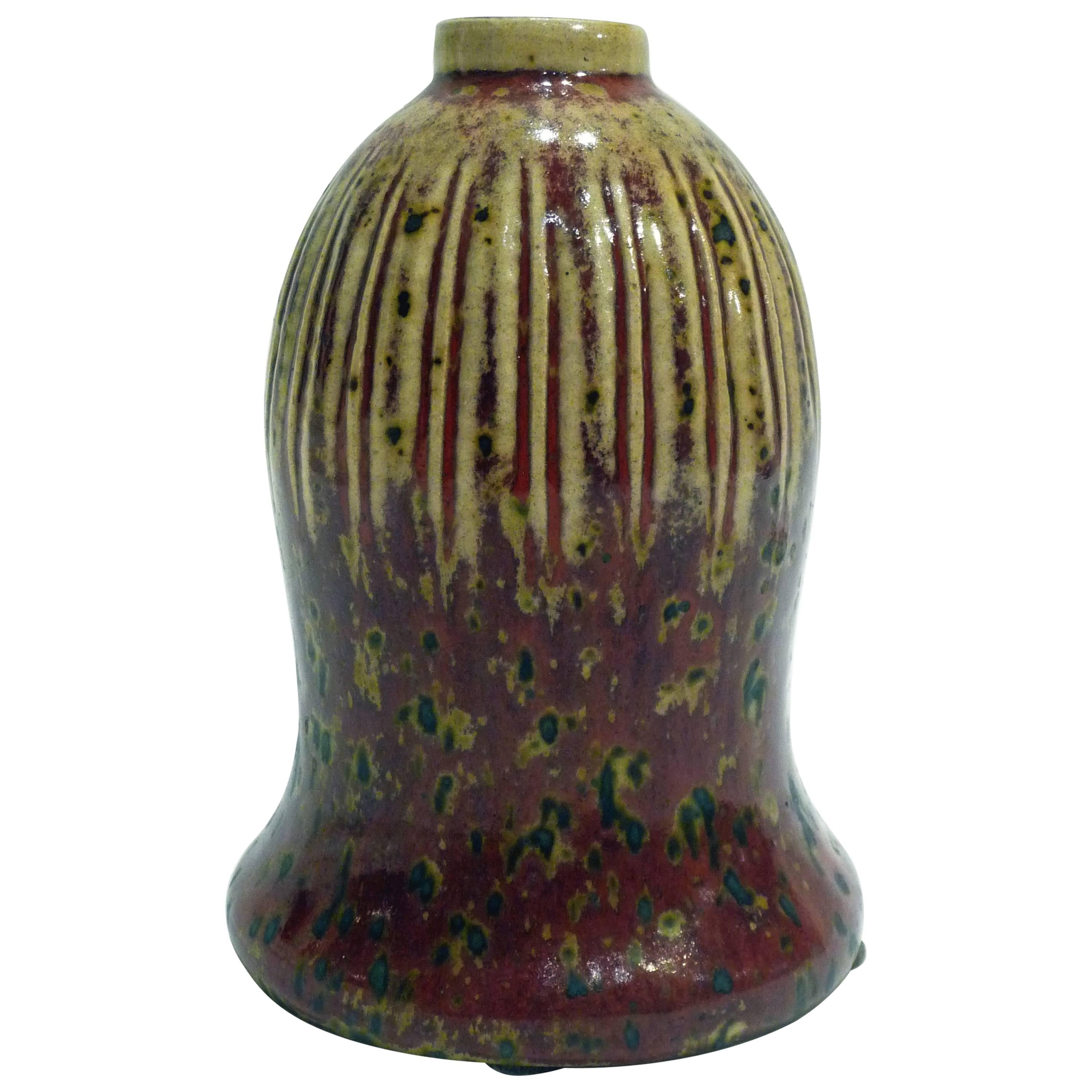 Pierre-Adrien Dalpayrat, a Bell Shaped Vase For Sale