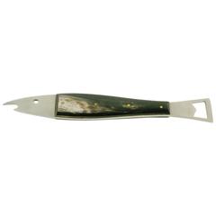Austrian Midcentury Horn Fish Bottle Opener by Carl Auböck