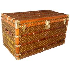 1930s Louis Vuitton Monogramm Steamer Trunk, Malle Louis Vuitton