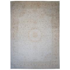 Persian Tabriz Wool or Silk 50 Raj Oriental Rug