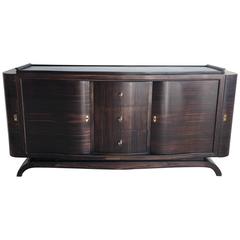 1930s Art Deco French Macassar Sideboard 3