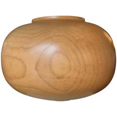 Monumental Turned Wood Vessel by Rene Mergroz 12