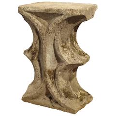 Gothic Period Architectural Stone Fragment from France, 15th Century