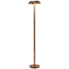 Brass Floor Lamp with Two Rotating Lights, Germany, 1970
