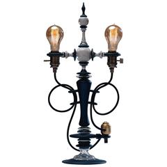 Contemporary Thompson Lamp Glass Lighting Fixture