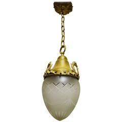 Antique Louis XVI Style Lantern, 1920s