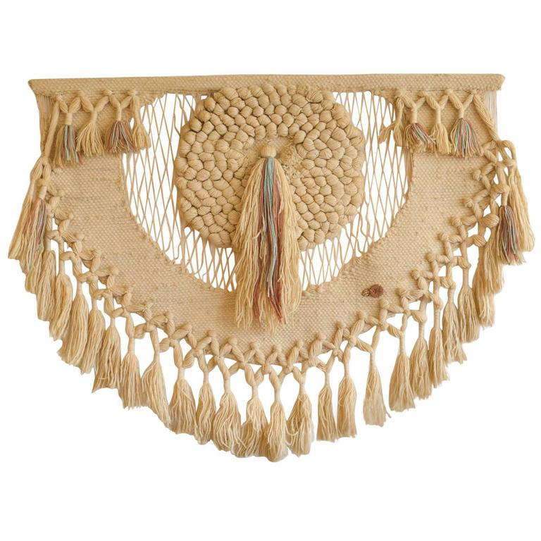 Large Fiber Art Wall Hanging by Don Freedman at 1stDibs