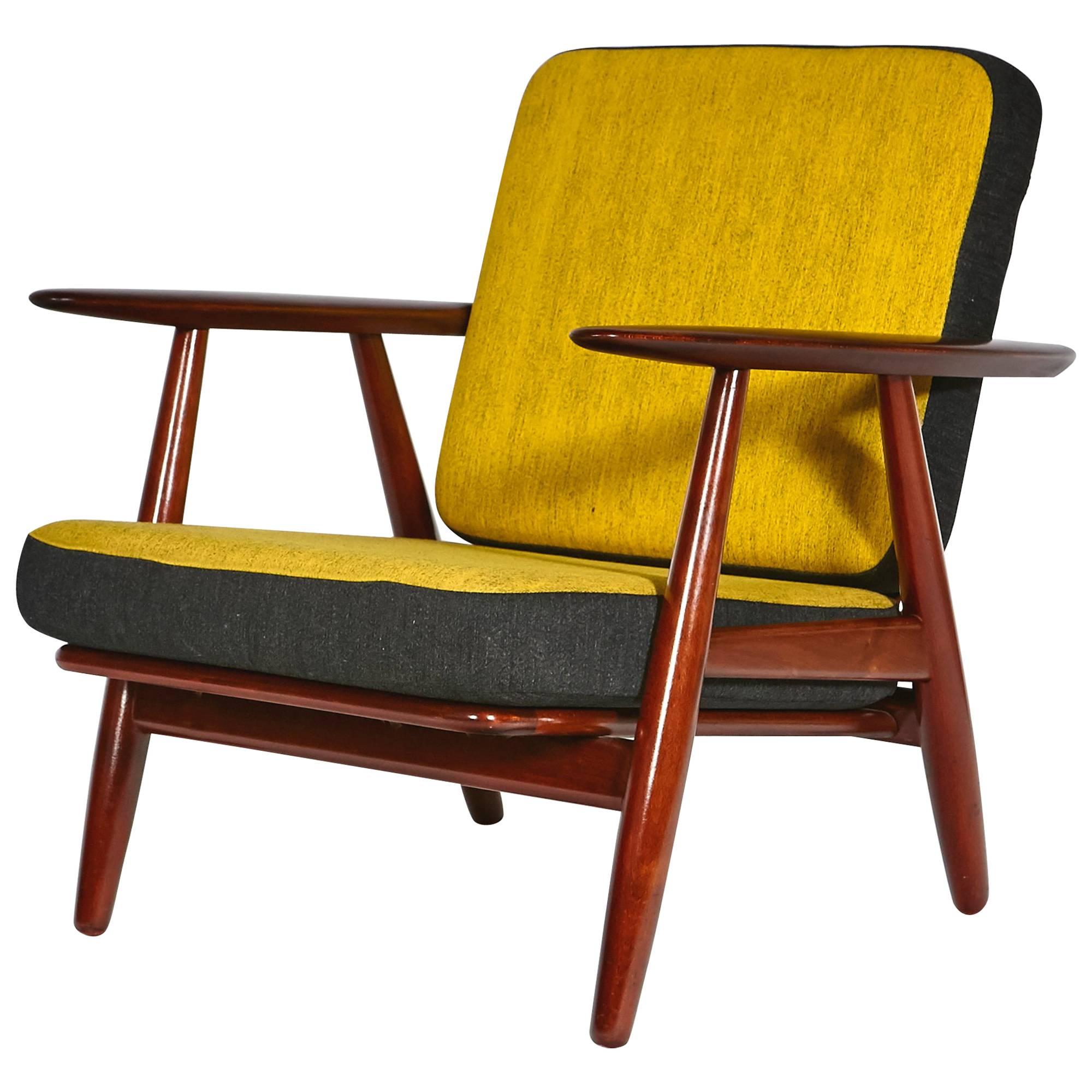 Hans J. Wegner for GETAMA Cigar Chair with Reversible Cushions For Sale
