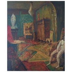 "Artist Studio - Paris" by Louis Aston Knight