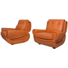 Pair of Art Deco Armchairs after Jean Michel Frank 9