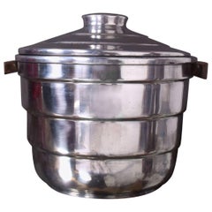 Mid-Century Modern Aluminum Ice Bucket by Borkville