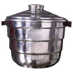 Mid-Century Modern Aluminum Ice Bucket by Borkville 1