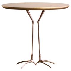 Gold "Traccia" Table by Meret Oppenheim