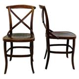 Paire de chaises N91 de la fin du XIXe siècle par Jacob et Josef Kohn