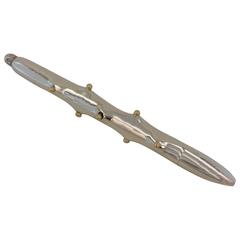 Tiffany Silver and Gold Schlumberger Pen, circa 1960 1