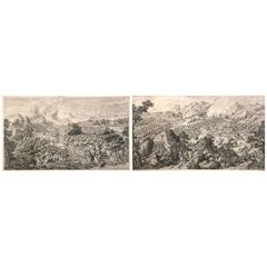 Two 18th Century Engravings of the Conquests of the Emperor Qianlong by Attiret 4