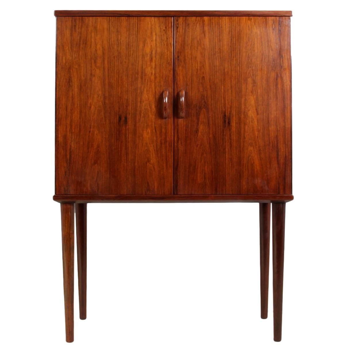 Mid-Century Danish Rosewood Cocktail Cabinet