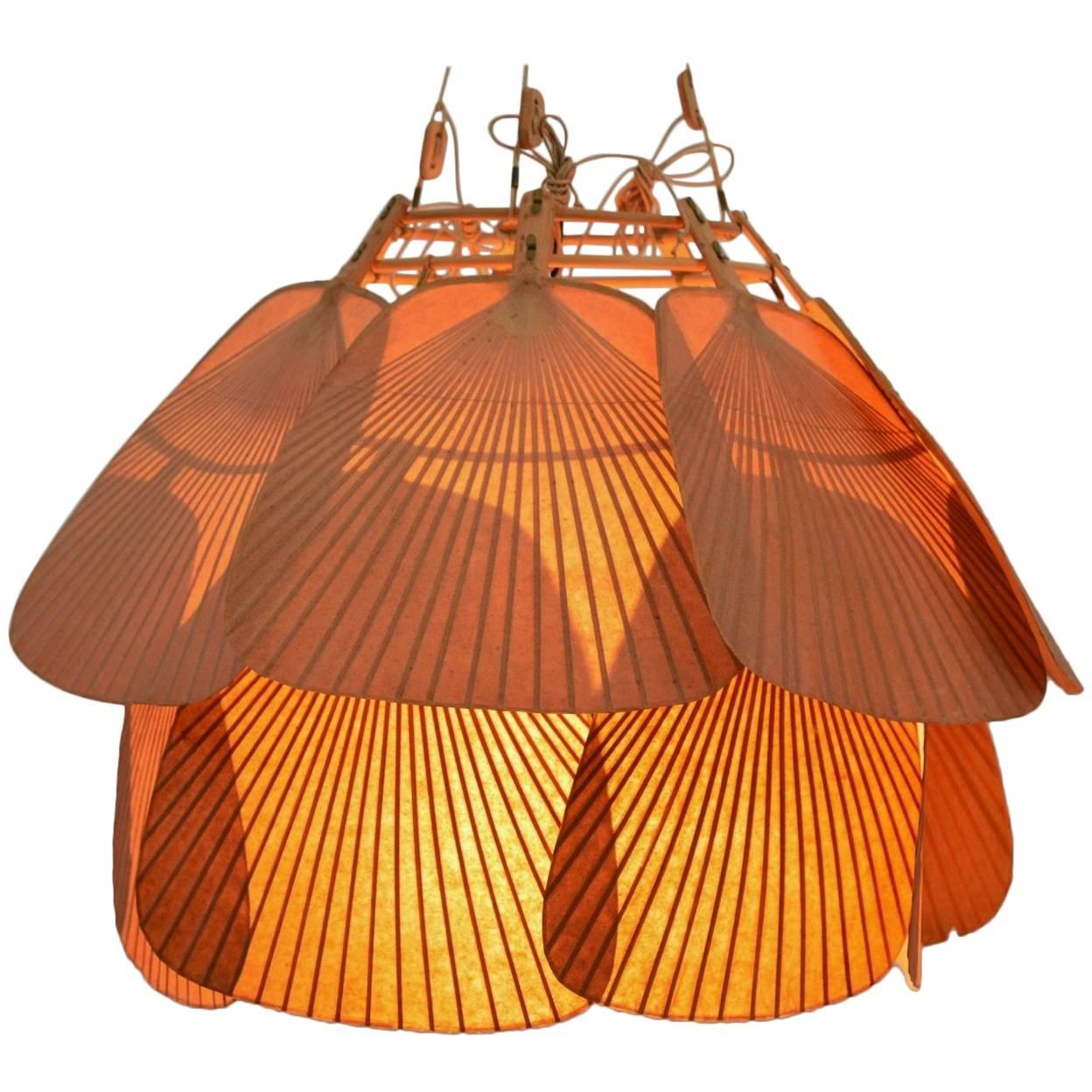 Rare Ju-Yon Ceiling Lamp by Ingo Maurer, 1973