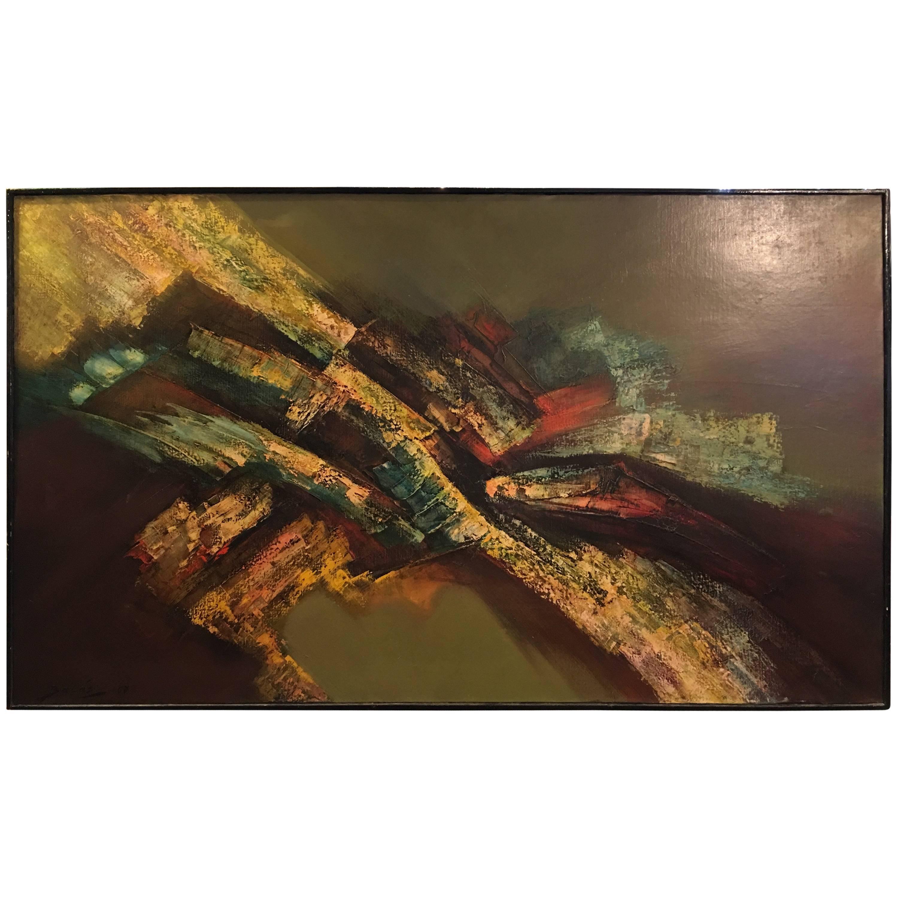 Abstract Oil Painting by Irene Balas For Sale