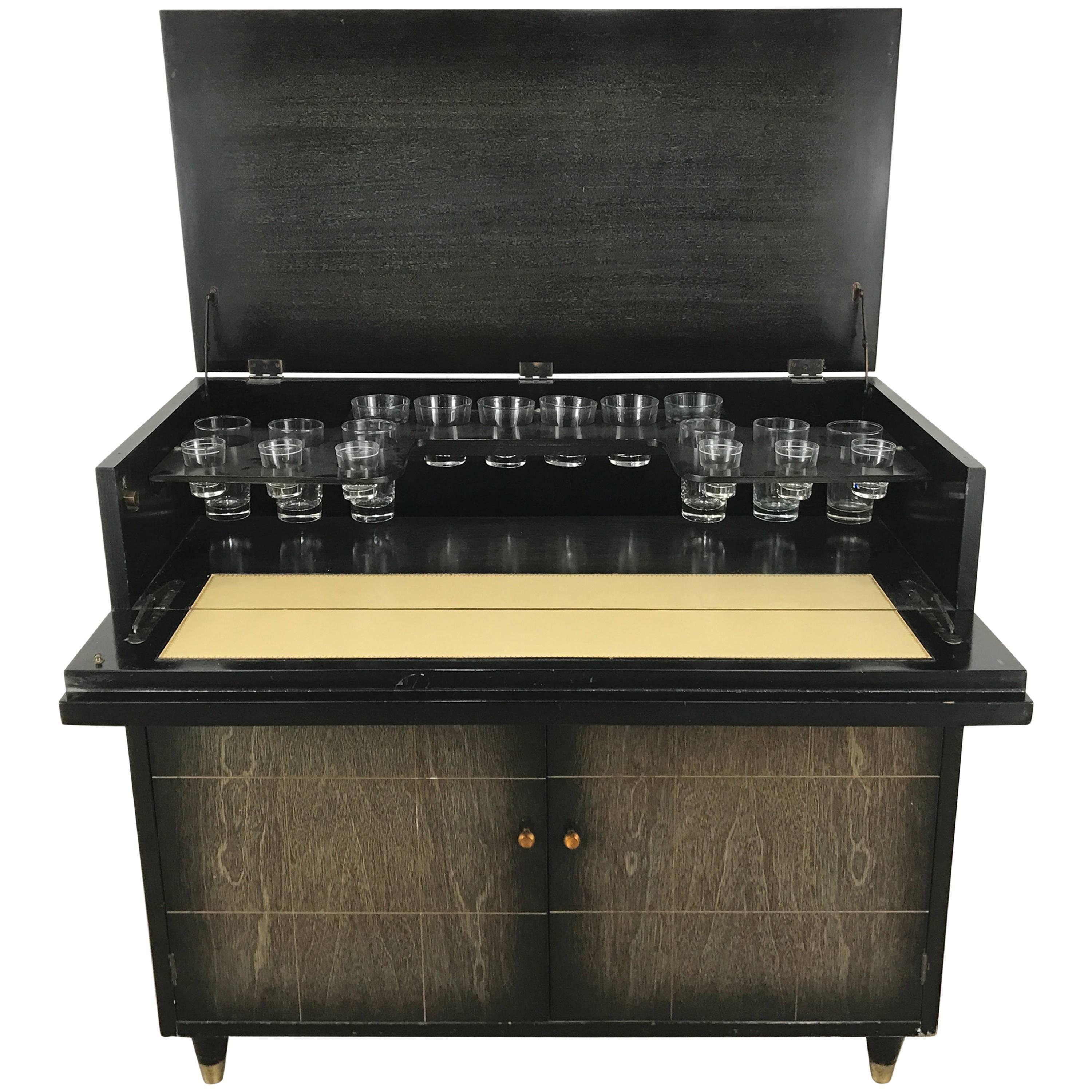 Mid-Century Modern Dry Bar, Cabinet, Server or Storage