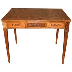 Italian 18th Century Marquetry Inlaid Centre Table with Important Provenance