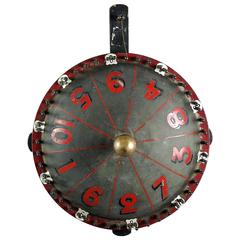 Antique Late 19th Century Roulette or Game of Chance Spinner