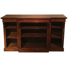 Victorian Mahogany Breakfront Bookcase Victorian Mahogany Breakfront Bookcase