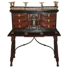 17th Century "Baroque" Cabinet on Stand Dating from circa 1690