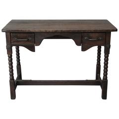 1930s Early Monterey Desk in Old Wood Finish