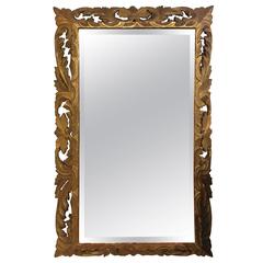 Carved 19th Century Giltwood Mirror