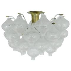 'Tulipan' Flush Mount Lamp by Kalmar, Austria, 1970s 6