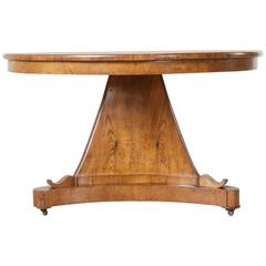 Grand 19th Century Charles X Period Elmwood Gueridon, Entry Table, Foyer Table