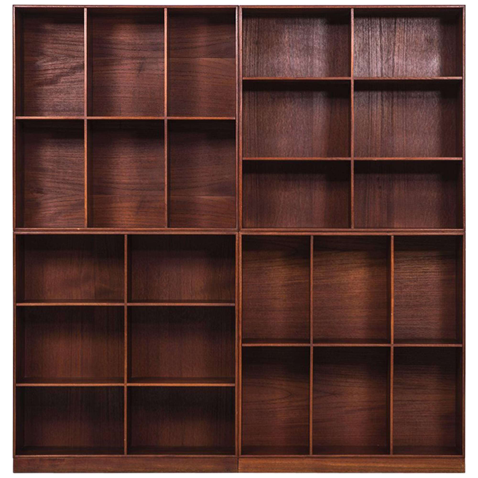 Mogens Koch Bookcases in Teak by Rud, Rasmussen in Denmark