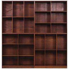 Mogens Koch Bookcases in Teak by Rud, Rasmussen in Denmark