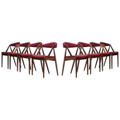 Kai Kristiansen Dining Chairs by Schou Andersen in Denmark