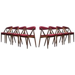 Kai Kristiansen Dining Chairs by Schou Andersen in Denmark 11