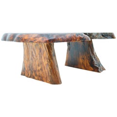 Solid Root Wood Coffee Table, 1960s