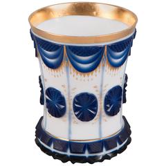 Bohemian Biedermeier Goblet, Manufactory of Friedrich Egermann, circa 1830