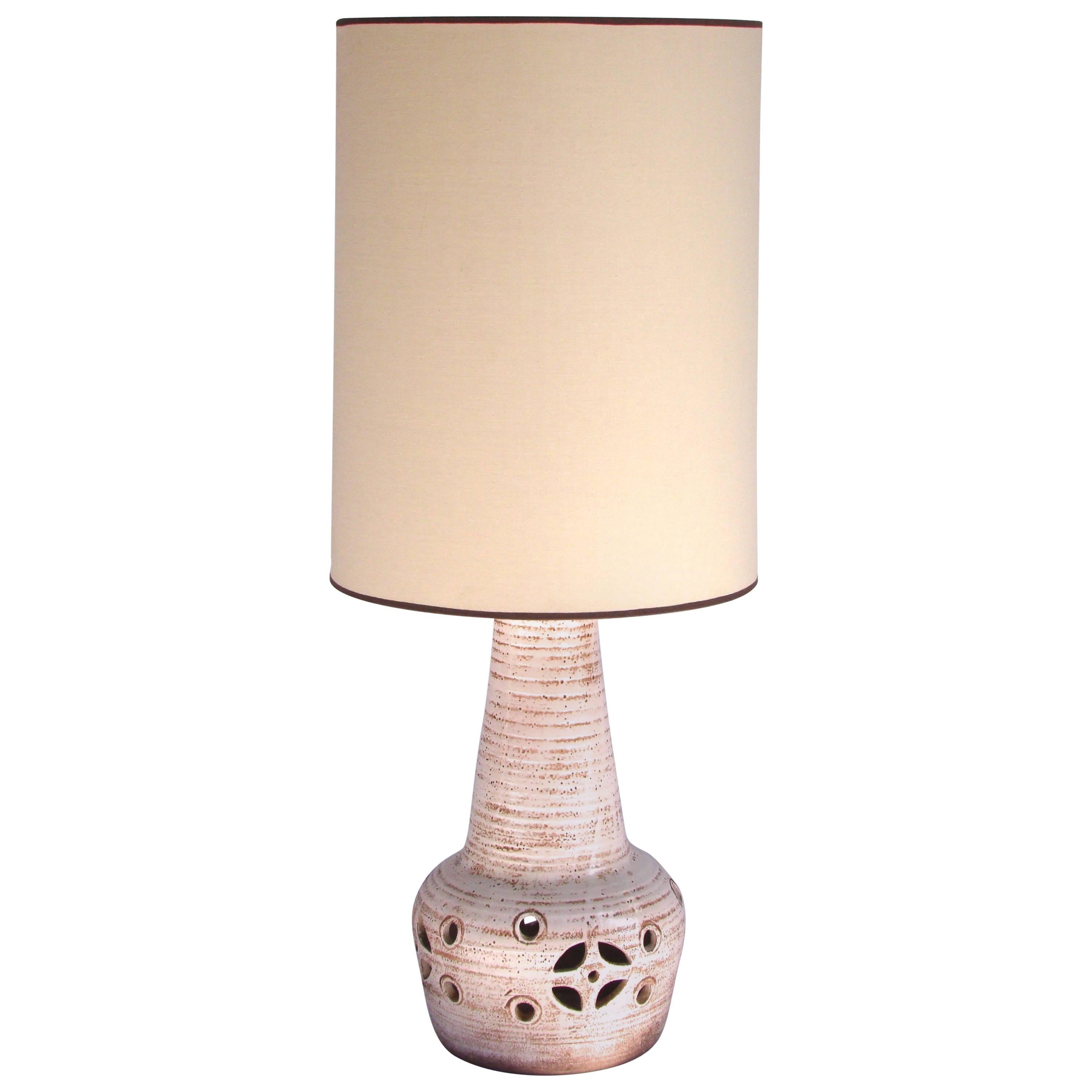 1960s Ceramic Table Lamp by Accolay For Sale