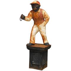 Original "Jocko the Jockey" Cast Iron Lawn Jockey 2