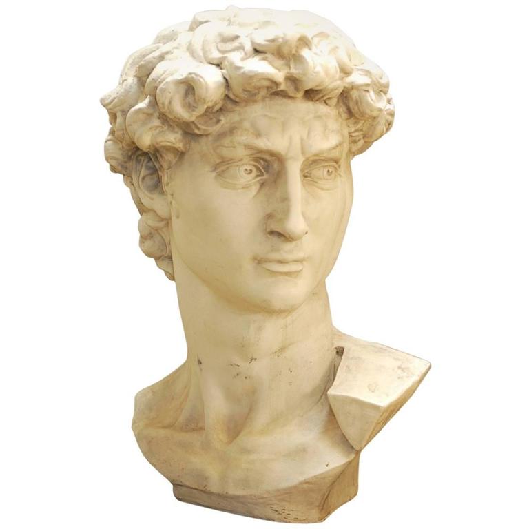 Monumental Bust of Michelangelo's David For Sale at 1stdibs