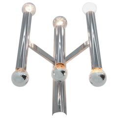 Single Chrome Wall Sconces, 1970s 10
