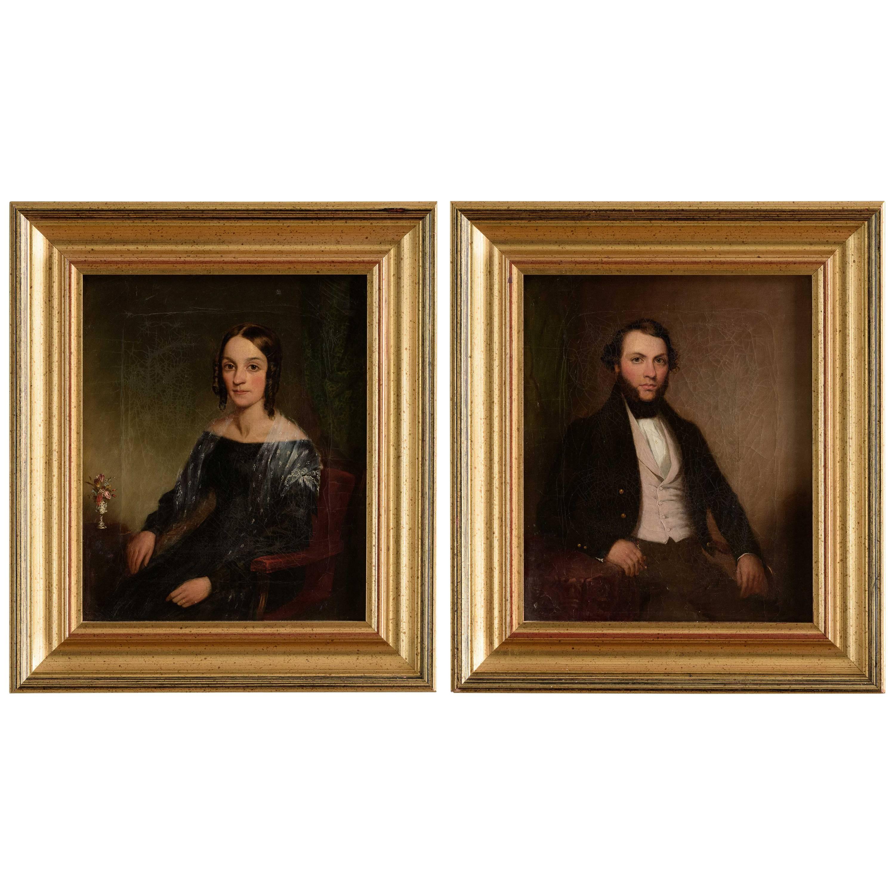 Pair of 19th Century Portraits