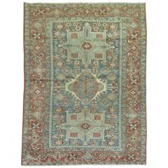 Antique Persian Heriz Karadja Rug 11