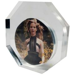 Italian Modern Lucite Picture Frame, Italy 8