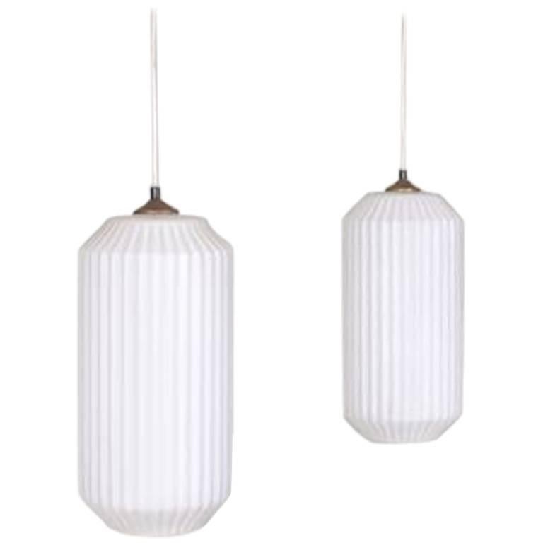 Pair of Italian Pendant Lights