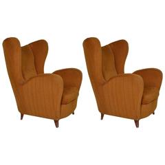 Pair of Italian Armchairs, circa 1950 4